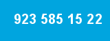 923 585 15 22 923 585 15 22